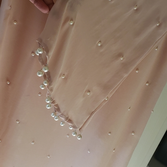 Kameez sz M/L Beige/peach pearls - Picture 7 of 10